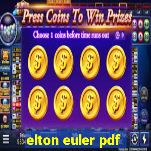 elton euler pdf